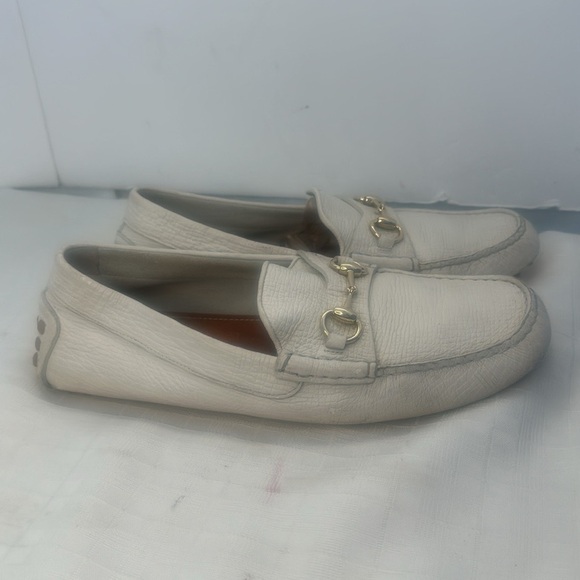 Gucci Horsebit Acapulco Loafer Drivers in Mystic White Size 10.5